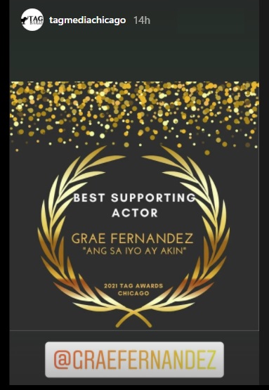 denisedescallar's tweet photo. Congratulations!! 🥂 graefernandez  @gracecameron007   best way to start the new year! 👏👏👏
#bestsupportingactor #tagmediachicago #chicagoUSA @JRBcreativeprod  #angsaiyoayakin ABS-CBN

https://t.co/zglYl2kuNi https://t.co/9H1ADt1gfw