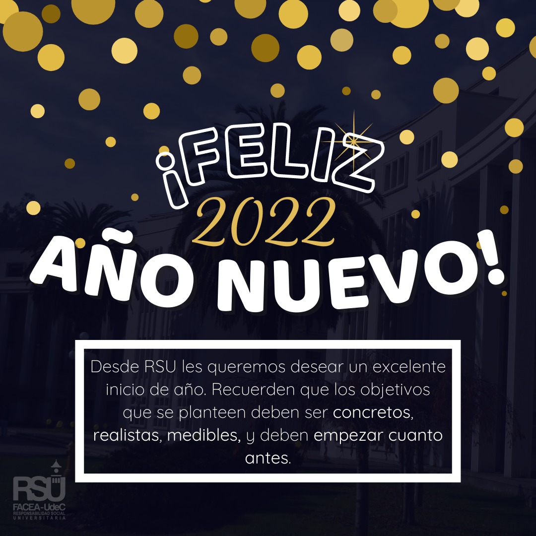 ¡Feliz 2022! 🥳 
Como equipo de RSU les deseamos un muy feliz año nuevo 🤩
#Feliz2022 #AnoNuevo2022