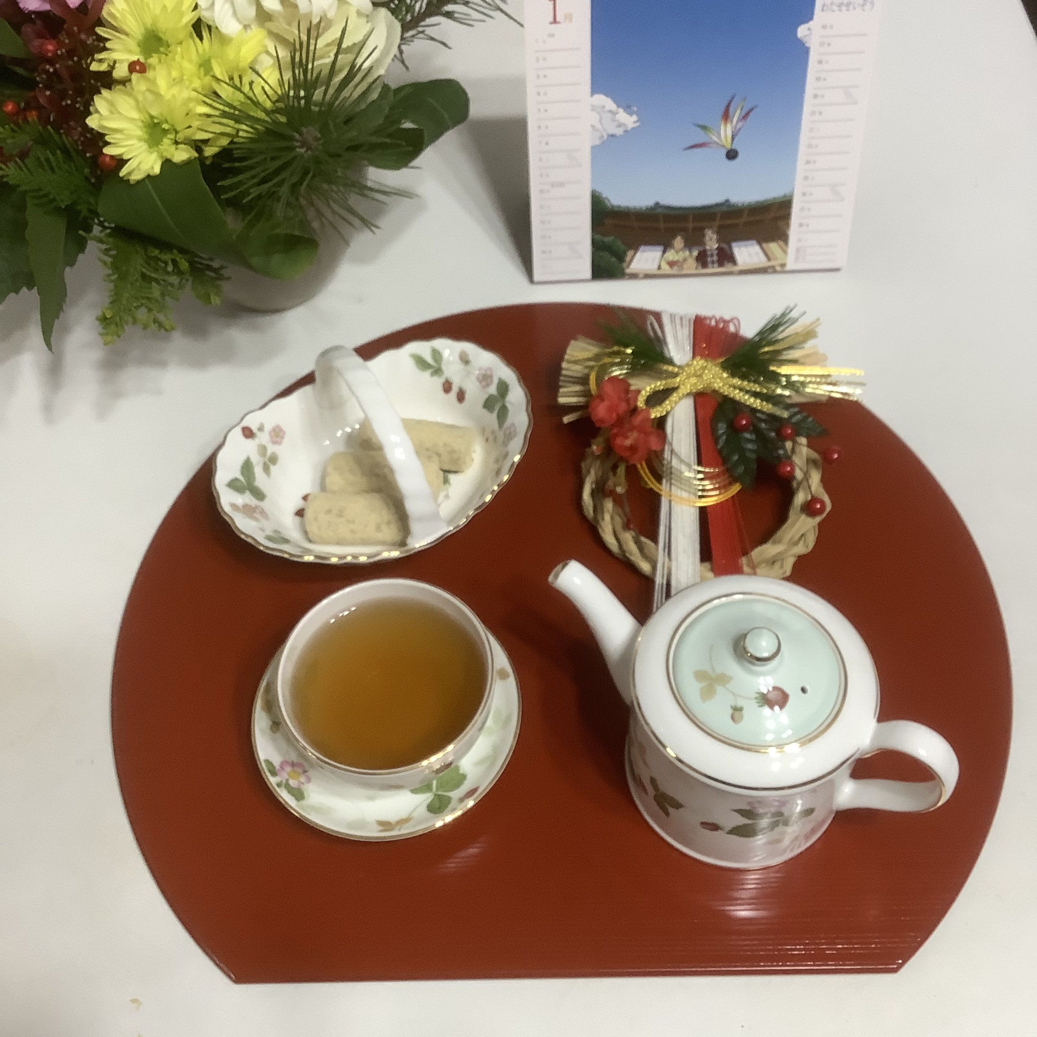 Sakura With Love Dear Twitter Friends Happy New Year 22 Thank You Again This Year I Will Be Waiting For You With A Delicious Gokabou Tea