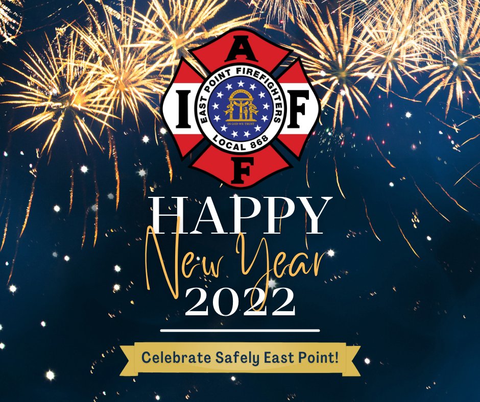 Whether home, or with friends, please make good choices while u consider all the great things the world has to offer in '22. If choose to drink or smoke please have a designated sober driver. Stay safe East Point! We're here for you. 🎉❤
#ItsAboutYou #NYE2022 #EastPointFFs #IAFF