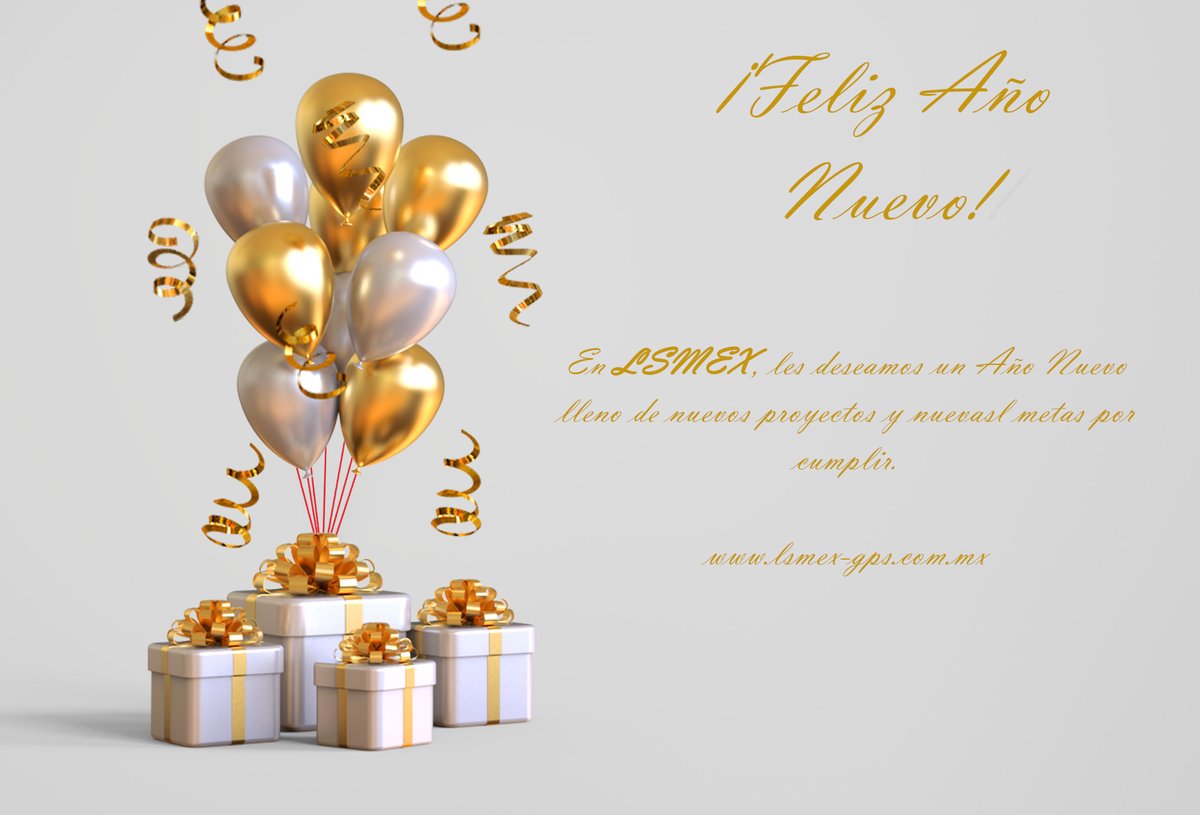 Lsmex_GPS's tweet photo. En #LSMEX agradecemos su preferencia y les deseamos un Feliz Año Nuevo 2022! 🥂🍾✨ https://t.co/xa29f3FDIU