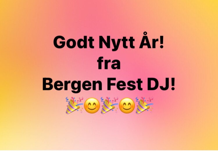 BergenDJ1's tweet photo. #bergen #fest #dj #godtnyttaar https://t.co/HZU8PLo4f8