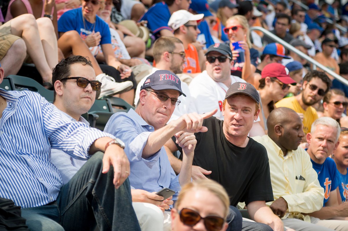 I left the <a href="/BilldeBlasio/">Bill de Blasio</a> admin years ago, but I want in on the fun. My most memorable moment was going to a Mets game with these two Boston fans cc <a href="/JonLemire/">Jonathan Lemire</a> #LetsGoMets