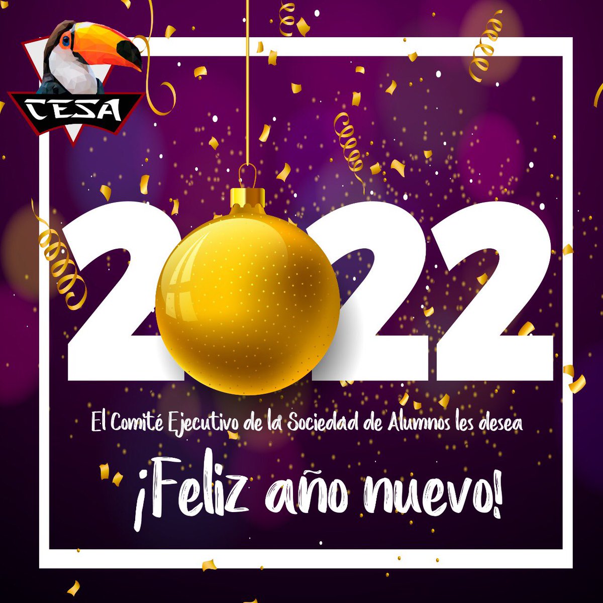 Estos tiempos de encierro nos enseñaron a valorar cada día, iniciemos el 2022 con la ilusión renovada. 

“Que este año venga con más amor, salud y éxitos que nunca. ¡Feliz 2022!"
#SomosTucanes
#LíderesEstudiantiles 
#SomosITCancún
#SomosTECNO
#TodosSomosTecNM
#FelizAñoNuevo2022