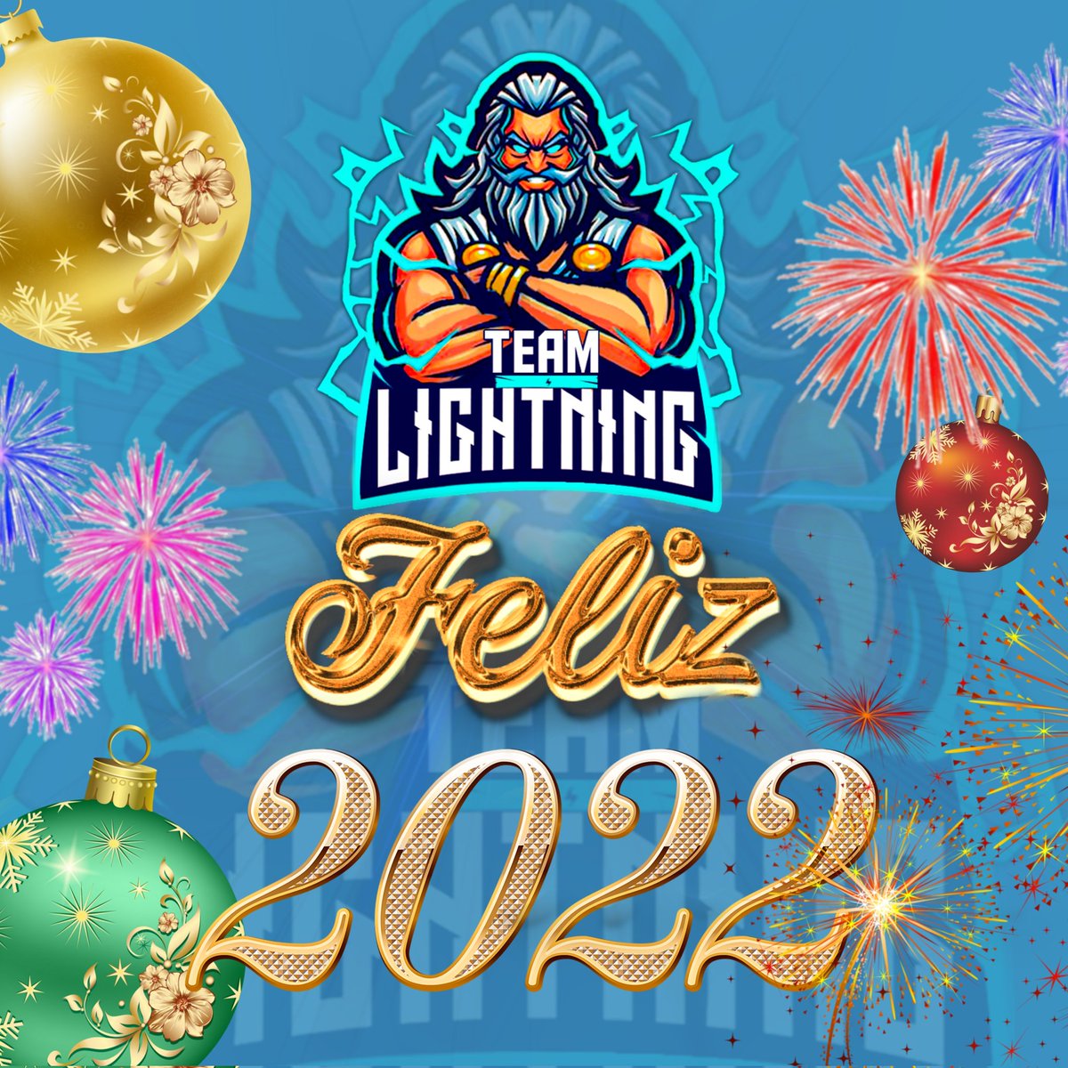 TeamLightning8's tweet photo. De parte de la familia de Team Lightning les deseamos un próspero año 2022 y que todos sus propósitos se cumplan
#GoTLG #WeAreTheLight https://t.co/ppFdJSjqmM
