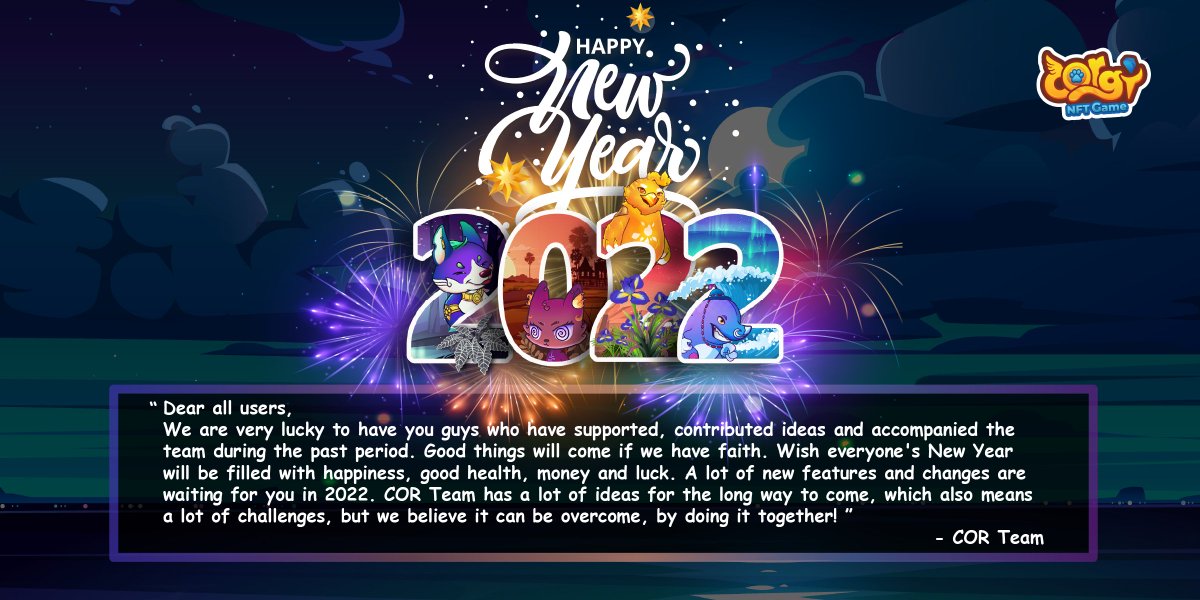 CorgiNFTGame's tweet image. New Year gifts - 5 Element Stones of each type.
Must complete the tasks below:
TASK 1: Like &amp;amp; Retweet this post with hashtag #corginft #playtoearn #NewYearwithCorgiNFT #2022 and tag 3 friends.
TASK 2: Fill in the form below within 48 hours from now.
Form: forms.gle/M37kDp4qQUbUf2…