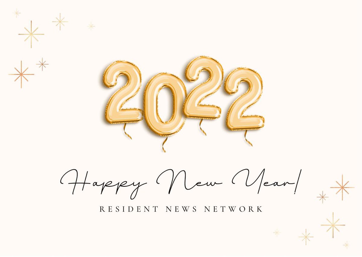 Wishing you a #HAPPYNEWYEAR2022 

Thank you for a GREAT 2021! 

<a href="/Resident_Press/">Resident Press</a> 
<a href="/GWResident/">TheGreenwoodResident</a> 

#ARnews