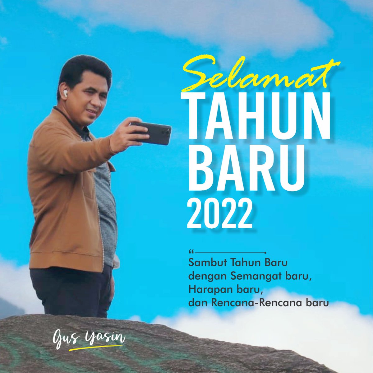 TajYasinMZ's tweet photo. Semoga segala yg belum bisa kt raih th21 bisa kt gapai th22

Jika kt sdh melewati masa sulit th21 semoga menguatkan kt utk hadapi th22 dgn kekuatan baru

Yuk maksimalkan untuk berdo'a dan ikhtiar! Semoga segala niat baik kt dpt ridho dari Allah yg maha besar maha mendengar.. https://t.co/RBWNi3FIMW
