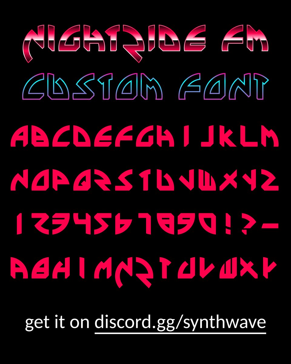 For my first attempt at making a font, I think it turned out pretty well