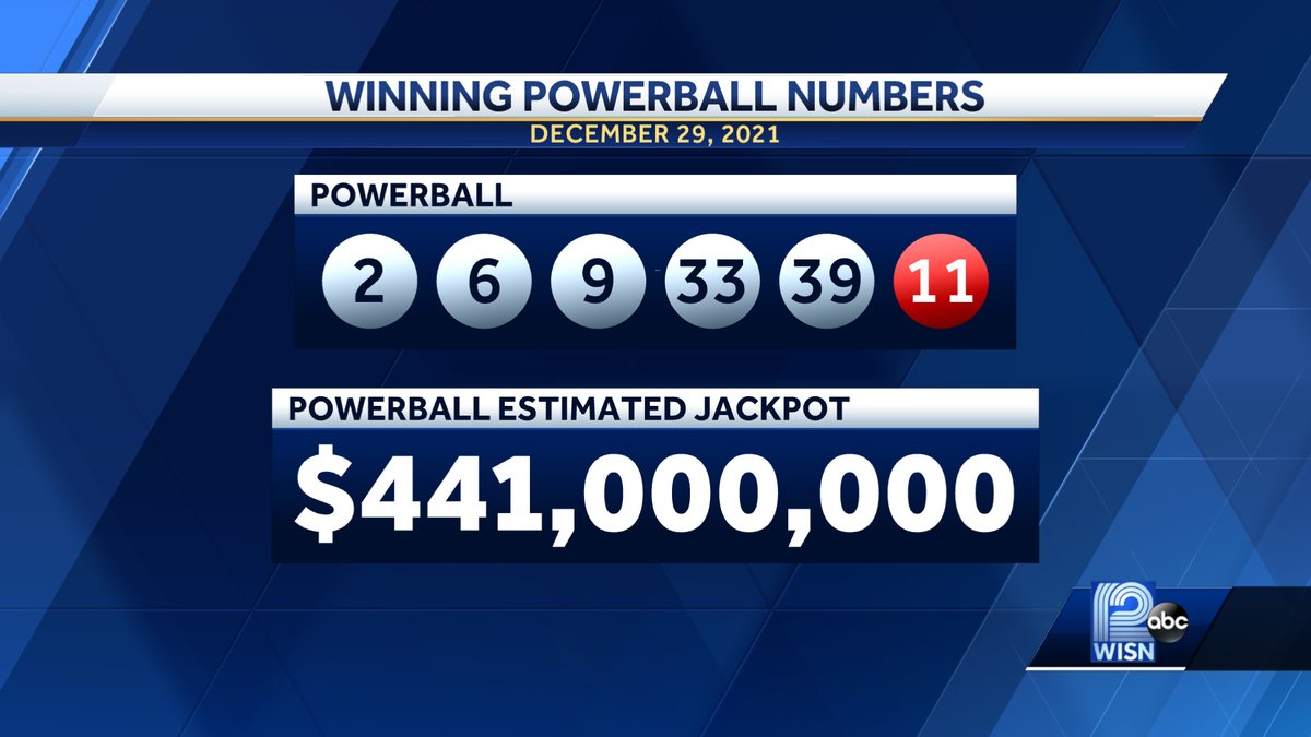 RT @WISN12News: Check your tickets. Here are the winning $441 million #Powerball numbers. Good luck! https://t.co/OFCIbWyxm8