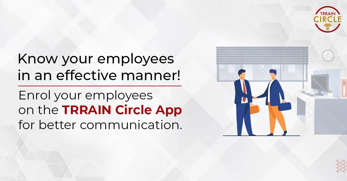 TRRAINCircle's tweet photo. Engage in healthy communication with your employees!

Stay connected with your employees via The TRRAIN Circle App and get to know them better.

#TRRAINCircleApp #EmployeeEngagement #HealthyCommunication #StayConnected https://t.co/0sVRS2wTaH