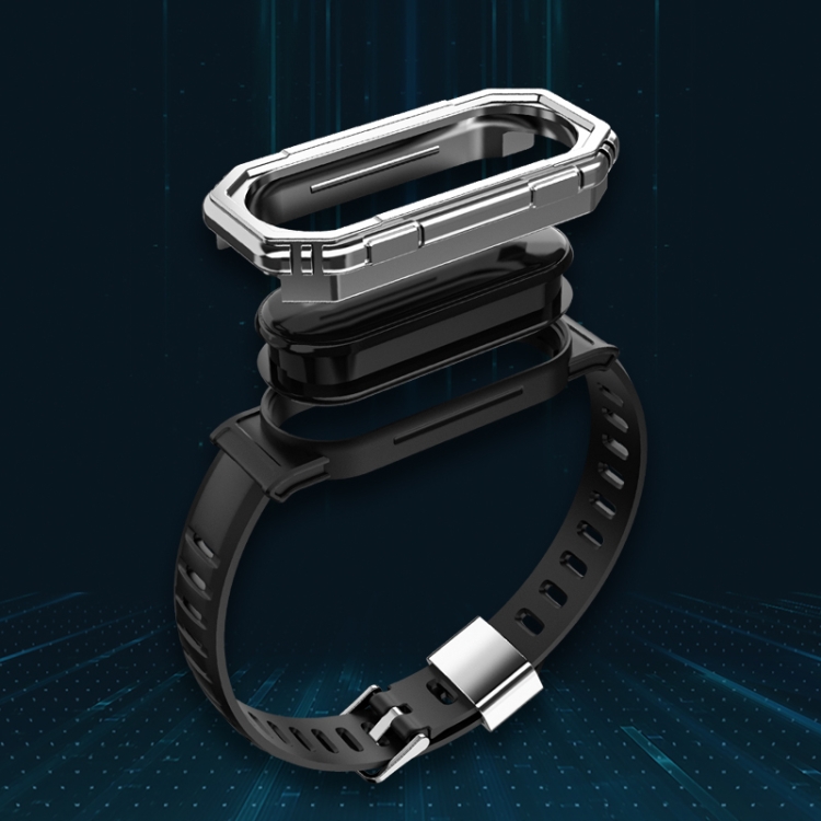 Sunskysheldon's tweet image. For Xiaomi Mi Band 6 / 5 TPU Watchband + PC Watch Case Set(Black Silver) 
please check it if you are interested in bit.ly/3qBrpuA
 #WhatsApp: +86 18902485933
#xiaomiredmi
#smartwatchcase
#Xiaomi
