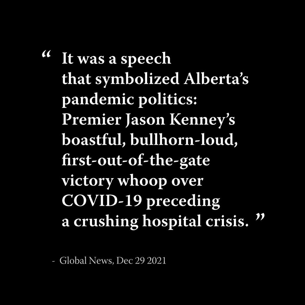 Jason Kenney’s so-called “Open For Summer” strategy was one of the worst political decisions by a Premier in Alberta history.

RT if you agree with me. #ableg #abhealth