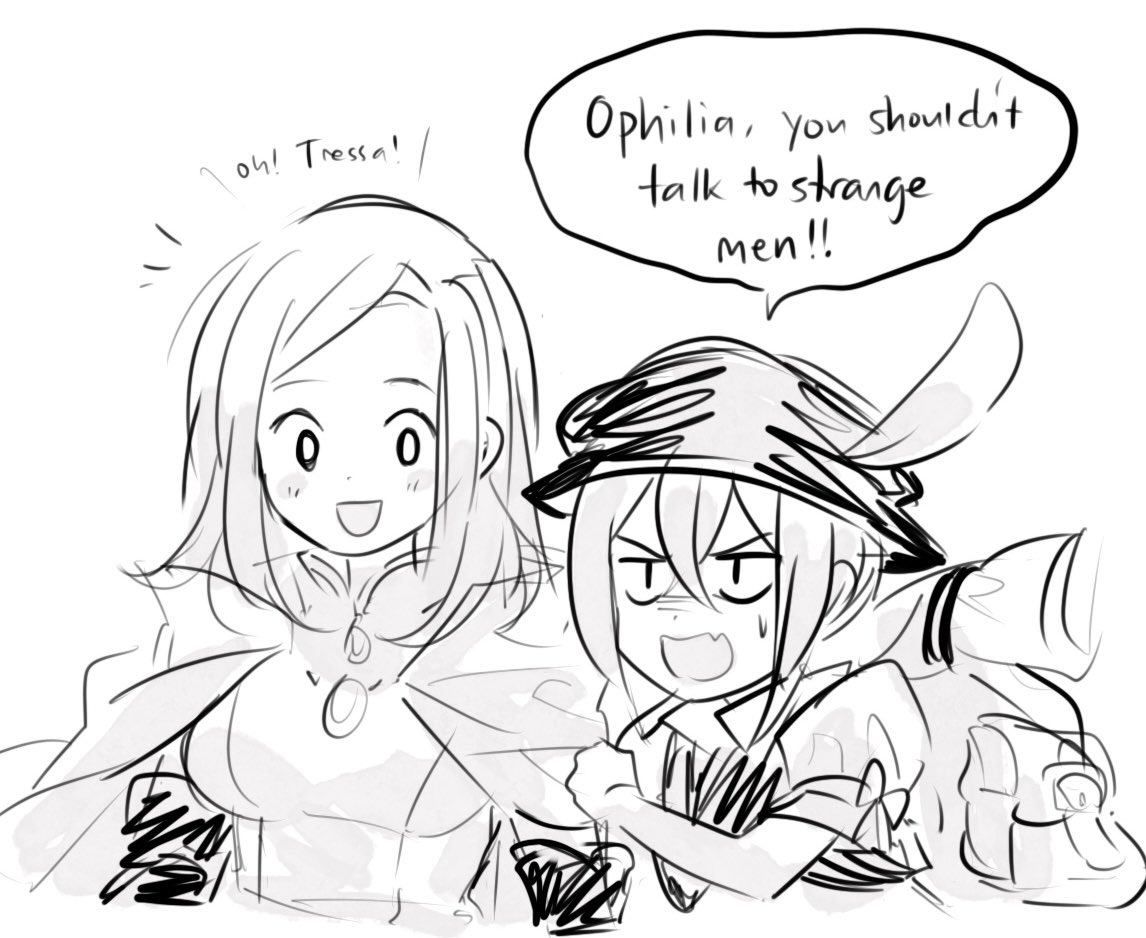 first meeting (and tressa) 