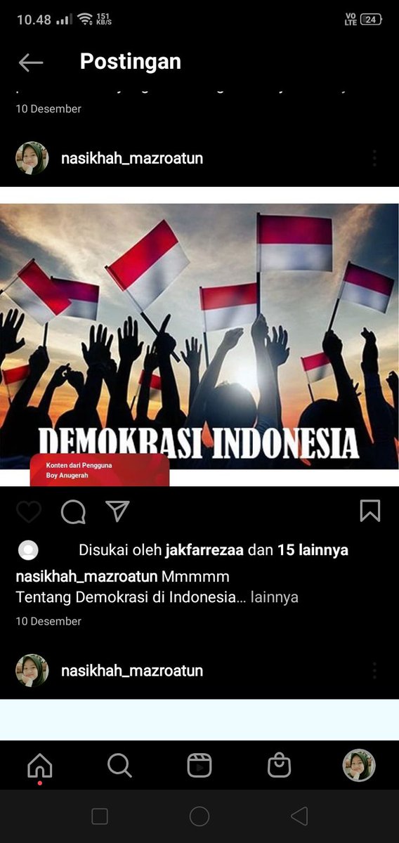 nasikhah27's tweet photo. Demokrasi di Indonesia.
.
.
.
https://t.co/5nDIvrKLFM
@edhenkbaru @Khusnul2403_ @_Nurulfdh @029Keysha @amelliamilka @zahwaw_ @Entahla05966671 
#tugas8pbsauin21 https://t.co/BWSTAG4uf2