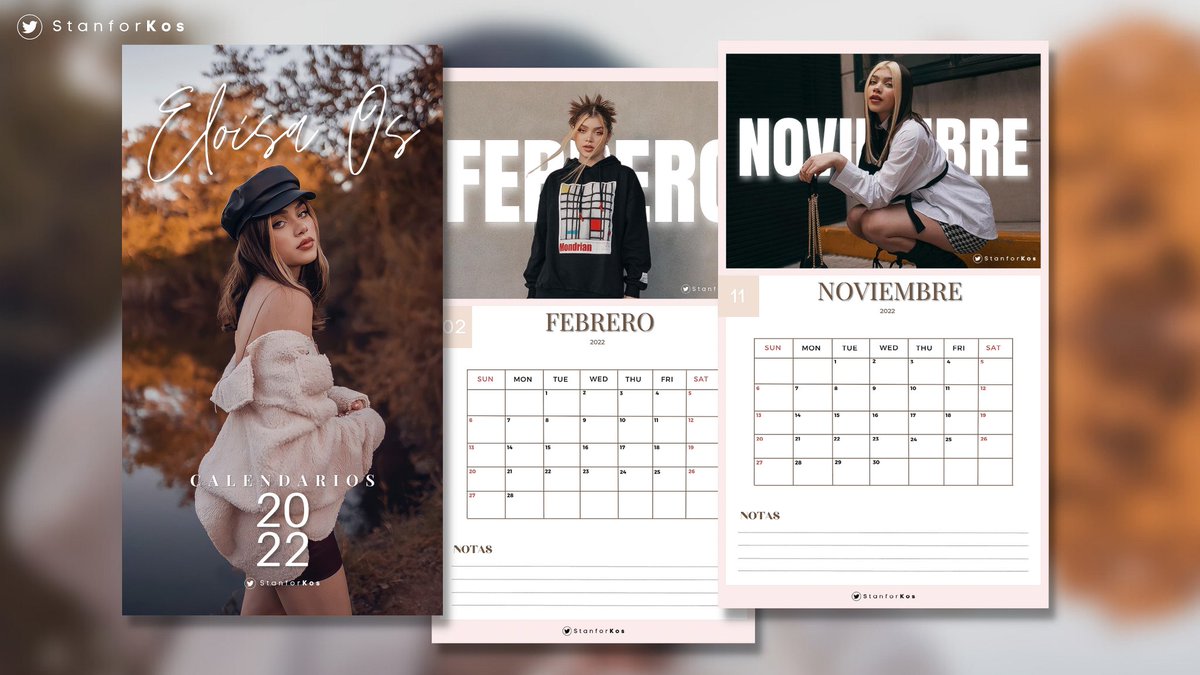 LOVASAJOD3R's tweet photo. @StanforKos &amp; @Ainin_25, les tenemos un detalle para todos ustedes.Esperamos que esto sea de su agrado. 

Con mucho cariño para ustedes les traemos el calendario 2022 de @SoyEloisaOs

📌|Link: https://t.co/ZDLKrKtCgr https://t.co/KQzZQJ6b9K