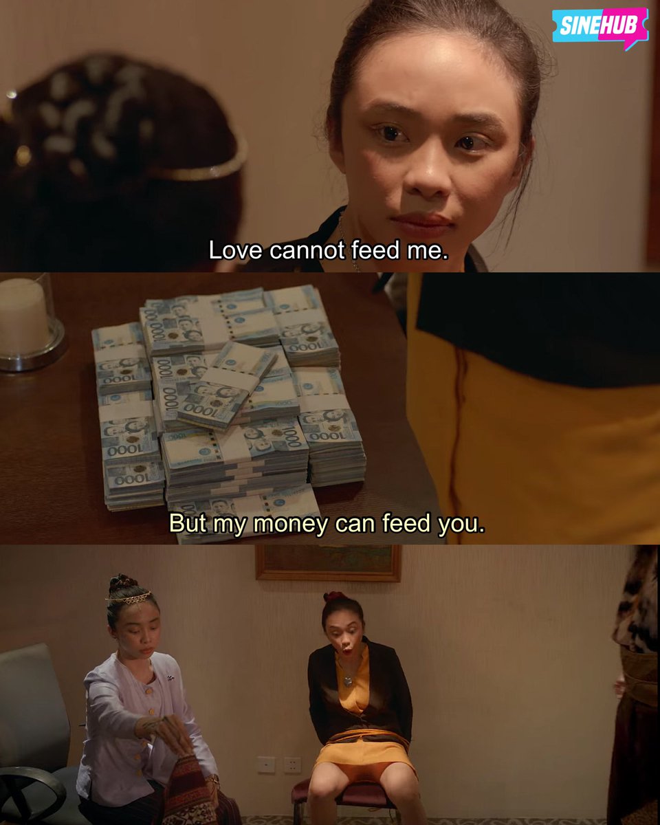 sinehubph's tweet photo. "Love cannot feed me."
"But my money can feed you." 

🎥 Princess ‘Daya’Reese (2021) - now streaming on Netflix! https://t.co/Nvap8ZcUi8