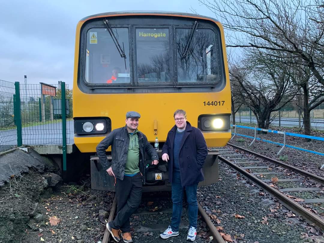 AFRailway's tweet photo. These 2 gents were just 2 of the people yesterday who visited to have a go on our pacer driver experience! 

Both enjoyed their time with us and 144017 https://t.co/MdJzgRTLDK
