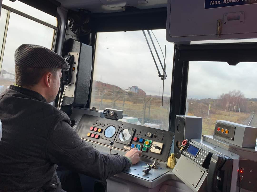 AFRailway's tweet photo. These 2 gents were just 2 of the people yesterday who visited to have a go on our pacer driver experience! 

Both enjoyed their time with us and 144017 https://t.co/MdJzgRTLDK