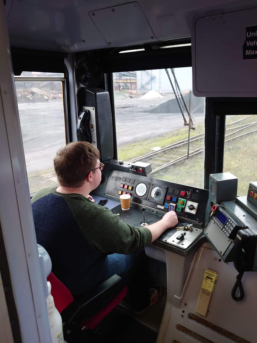 AFRailway's tweet photo. These 2 gents were just 2 of the people yesterday who visited to have a go on our pacer driver experience! 

Both enjoyed their time with us and 144017 https://t.co/MdJzgRTLDK