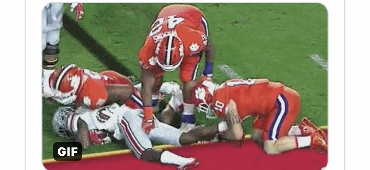 Wmkiser's tweet photo. Clemson is trash #Peopledontforget https://t.co/V9qeffC6OI