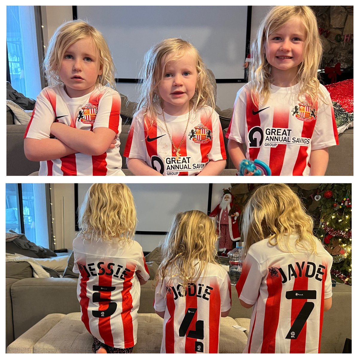 Tony_Jeffries's tweet photo. Big thanks you for the shirts for my girls @SunderlandAFC @Kate88Smith @SAFCFoL
#safac https://t.co/GVNrqUucFC