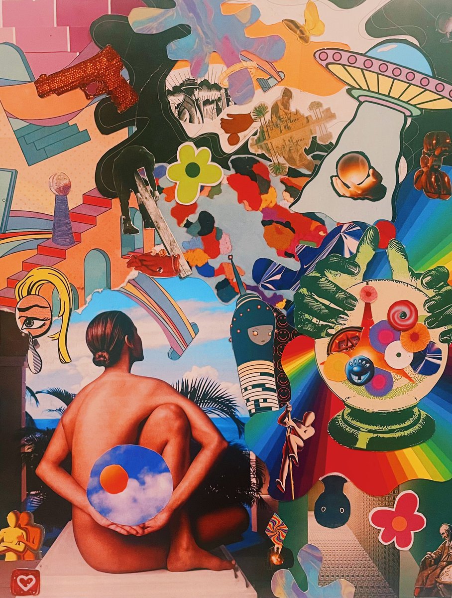 mundodemango's tweet photo. pondering my orb. (collage) https://t.co/abvy8FhNAo