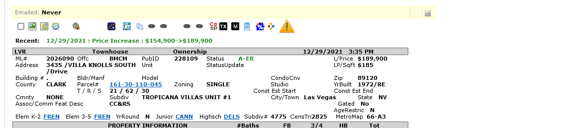 lasvegas4us's tweet photo. How CRAZY is the current Las Vegas housing market? $35,000 price hike on a condo which have been on the market for more than three years in the strongest seller market. Ignorant Realtors kill any chance of selling a unit.

#lasvegas #lasvegasrealestate #lasvegasrealestatemarket https://t.co/OZNJjQbaIY