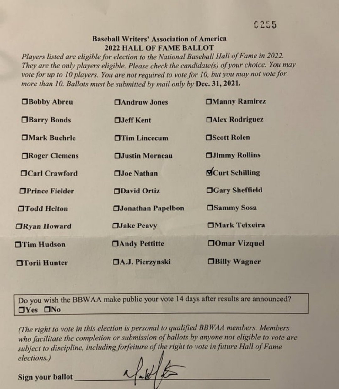 Mark Gooden on Twitter "Proud to publish my first BBWAA MLB Hall of