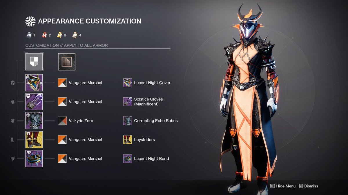 Pretty proud of what I whipped up. New build for Witch Queen

#ThreadsOfLight <a href="/DestinyTheGame/">Destiny 2</a> <a href="/A_dmg04/">dmg04</a> <a href="/Cozmo23/">Cozmo</a> <a href="/Bungie/">Bungie</a>