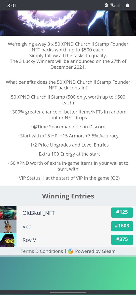 MEvincent22's tweet photo. @PlayTimeRaiders thank you I am lucky to won the giveaway
Here is there discord very awesome project and more details in my timeline and in discord.
https://t.co/GBuZzhmz3r https://t.co/yiMTQutjyB