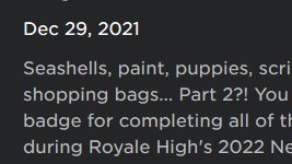 TheRoyaIeNews's tweet photo. Both badges now have descriptions!  i think im gonna cry again😭#rh #rhteaspill #royalehigh #cybertea https://t.co/4pkWuiUxQN