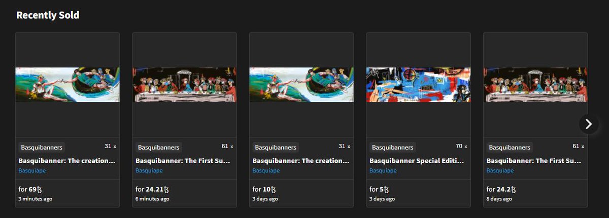 eastoire's tweet image. Basquibanner: The creation of Basquibar that featured apes holders get airdropped for free just sold for 69xtz.

Join the basquiapes cycle of life, frens.

🚀 buy ape &amp;gt; get free airdrops &amp;gt; sell it &amp;gt; get rich &amp;gt; buy more apes &amp;gt; get more rich