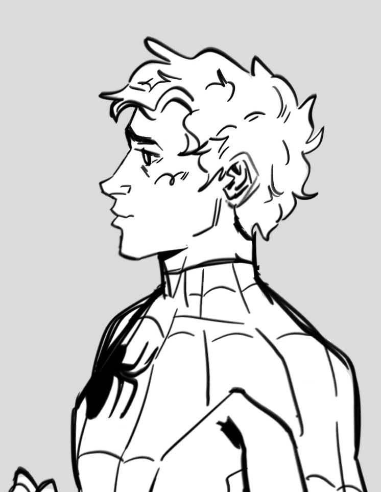 some of my favourite peter's i've ever drawn tbh..... looks so scrunkly 