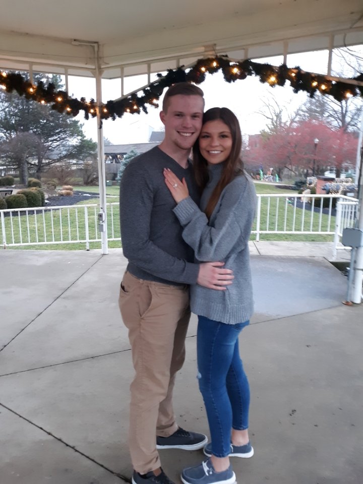 eric_spicer2's tweet photo. Got engaged to the love of my life tonight ❤ cant wait to spend forever with @madie__renaee https://t.co/LWnnVH1qRh
