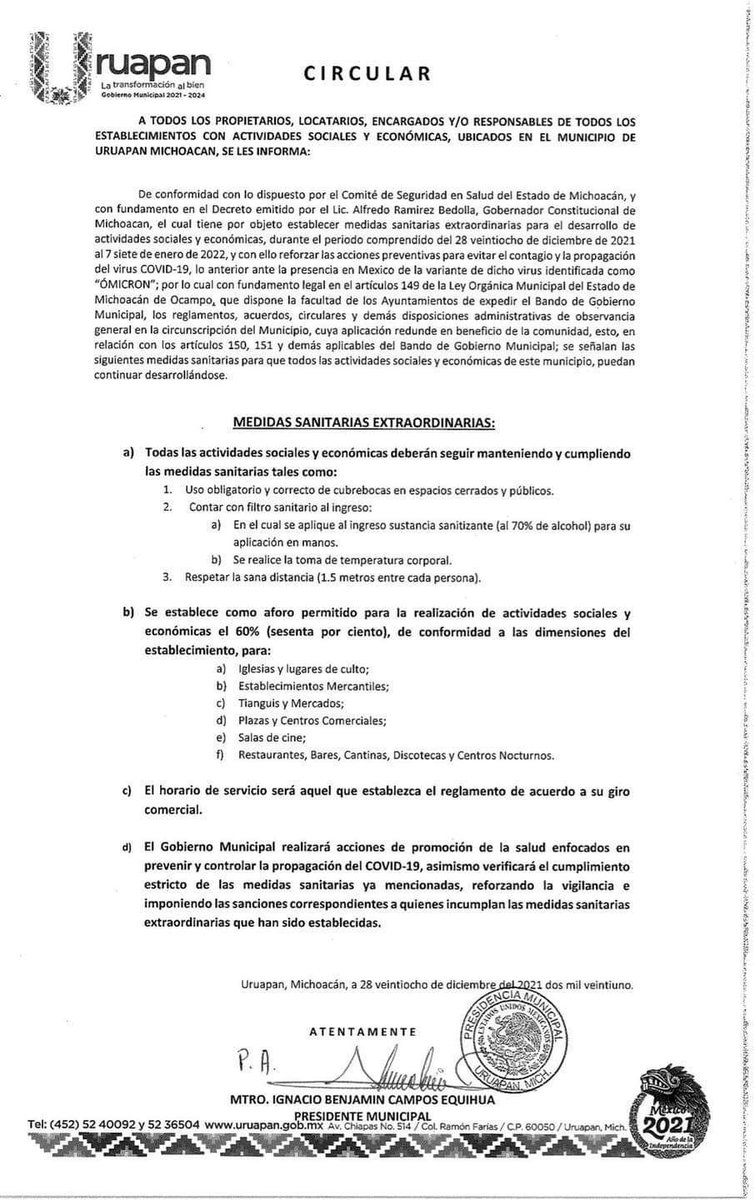 CANACOUruapan's tweet photo. Información https://t.co/DjIxusAXXI