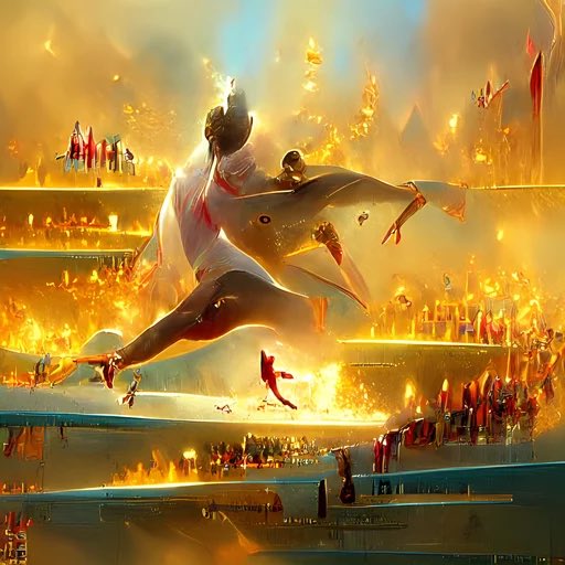 OlyPunk's tweet photo. It’s Sport. It’s Art……sort of!
It’s an NFT.
 #olympics #Athletics #iaaf #sport #art #crypto #NFTartist #nftsolana #NFTs #OpenSea https://t.co/HzDopPKmVb