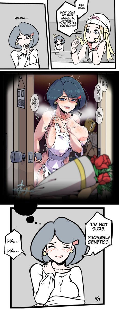 VeryMeatyOgre's tweet photo. "w-what's wrong dear? i... didn't expect you back so soon. oh, palmer? he was just... just helping me bake!"

https://t.co/orzUniyqzU https://t.co/6PHpU3hbLU
