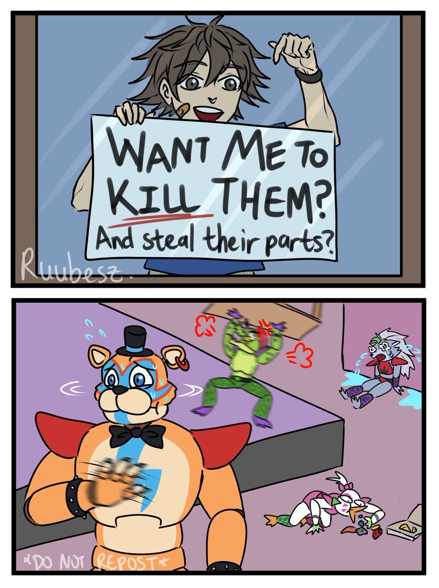 Gregory is a lil sh*t (but a brave boi)
#fnafsecuritybreach #fnafsecuritybreachfanart #FNAF #fnaffanart