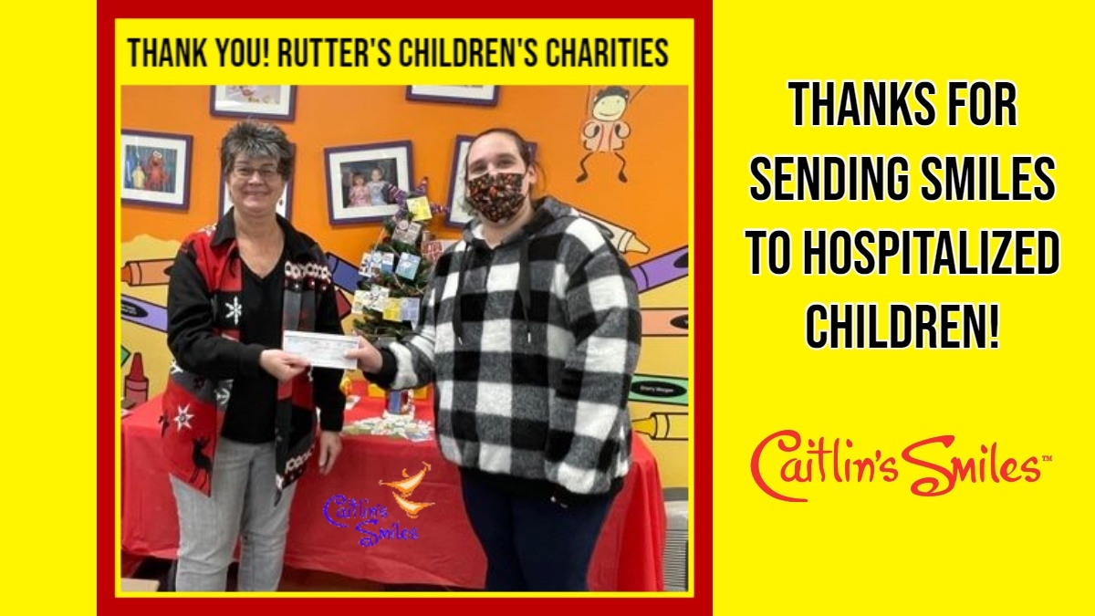 Caitlins_Smiles's tweet photo. Thank you @Rutters Children's Charities for your incredible donation! Your donation will help put smiles on the faces of hospitalized children. This was a part of Rutter's annual Secret Santa donation program.
#SendingSmiles #WithYourHelp https://t.co/NOpQs0CddN