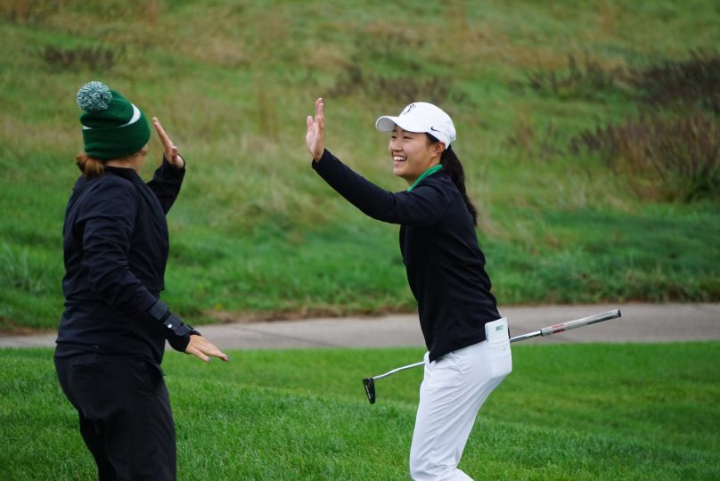 CharlotteWGolf's tweet photo. After a solid round, our Niner @shelly96085 makes a huge move up the Citrus Golf Trail leaderboard👊🏼⛏

Keep it going Shelly! Follow along below during rounds 3 and 4 to cheer on our Niner⬇️

📊 https://t.co/v7ALTeVeyF

#GoldStandard | #GolfStandard https://t.co/lYdurqYmlc