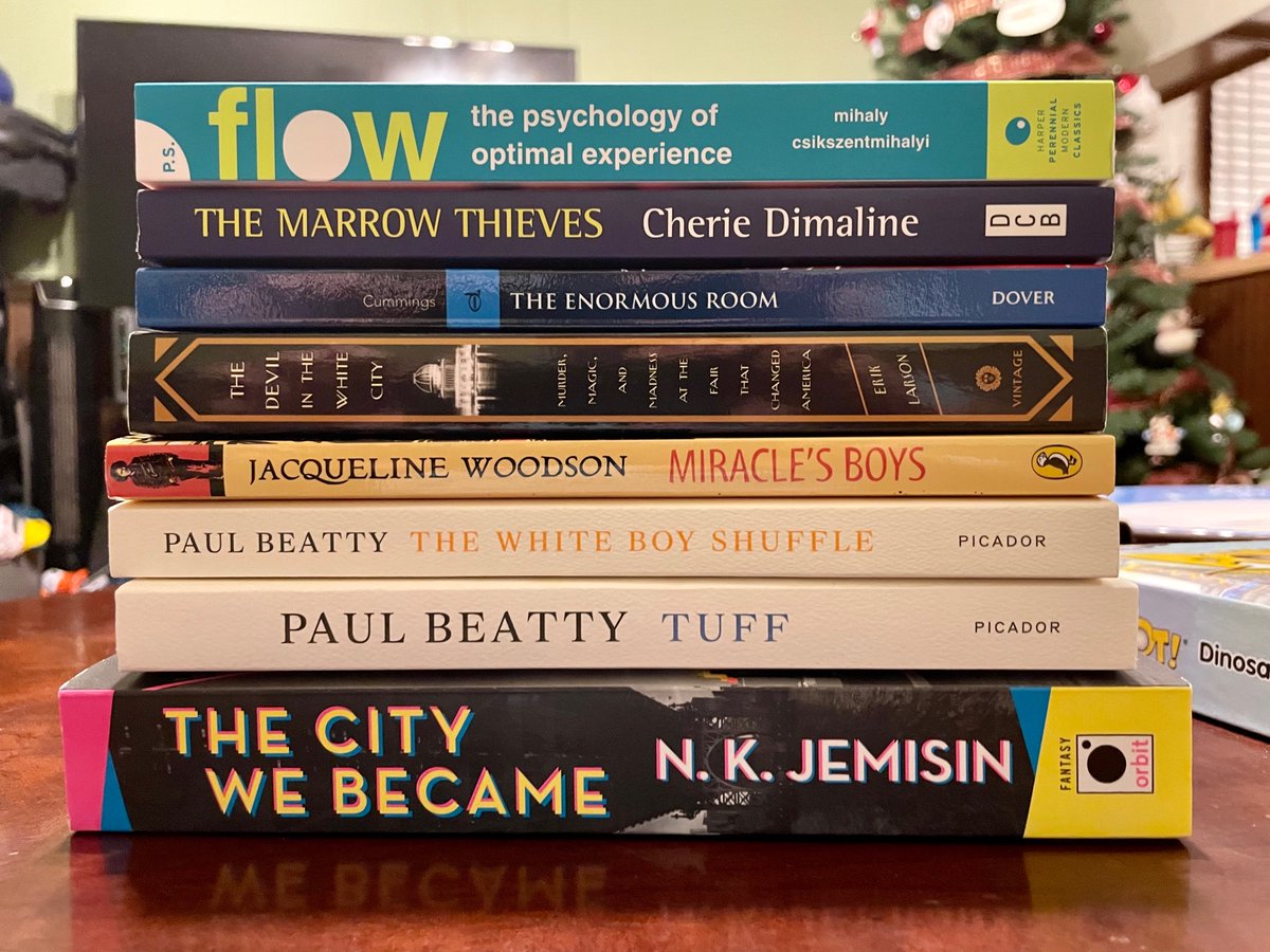 paulbd's tweet image. I still have a little over $20 on a B&amp;amp;N gift card, but here’s my #ChistmasStack #BuildTheStack