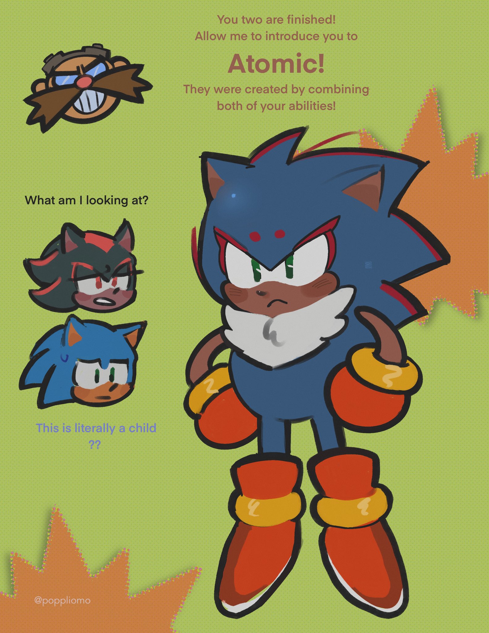 Sonic x shadow.. perfect