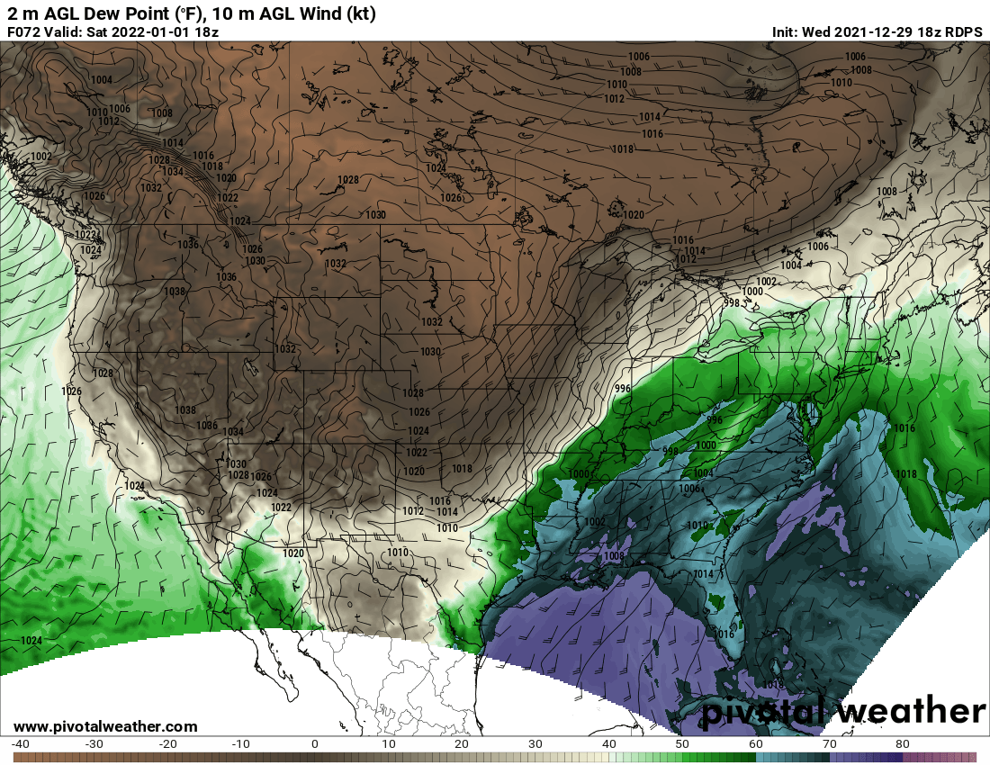 WeatherToday2's tweet photo. Alright everyone, regarding the potential severe weather event on 1/1, I want to severely urge that the potential magnitude of this event is extremely concerning. The ceiling of this event is vastly high, and the fact that models have woken up like this is very troubling. https://t.co/6vwDGxm85y