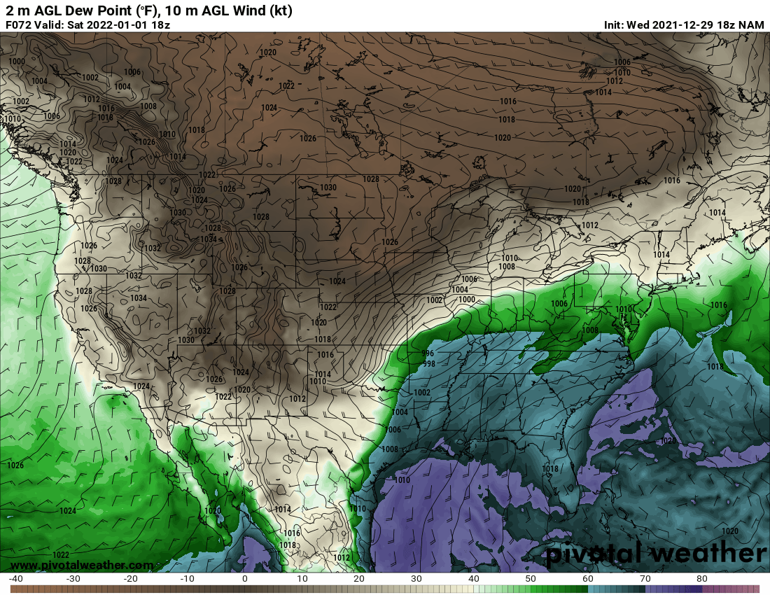 WeatherToday2's tweet photo. Alright everyone, regarding the potential severe weather event on 1/1, I want to severely urge that the potential magnitude of this event is extremely concerning. The ceiling of this event is vastly high, and the fact that models have woken up like this is very troubling. https://t.co/6vwDGxm85y