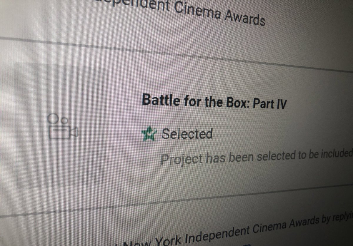 KaylexOfficial's tweet photo. We just got selected into a film fest for BATTLE FOR THE BOX PART IV!! 
#HAILKAYLEX https://t.co/2ogtRXDYzA