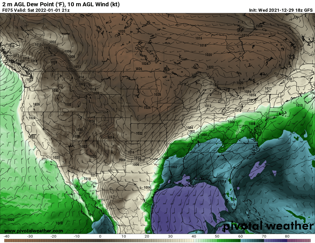 WeatherToday2's tweet photo. Alright everyone, regarding the potential severe weather event on 1/1, I want to severely urge that the potential magnitude of this event is extremely concerning. The ceiling of this event is vastly high, and the fact that models have woken up like this is very troubling. https://t.co/6vwDGxm85y