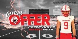 After a great call with <a href="/coachDJLynn/">DJ Lynn</a> I’m blessed to receive an offer from <a href="/Red_Raven_FB/">Coffeyville Football</a>  🔴⚪️