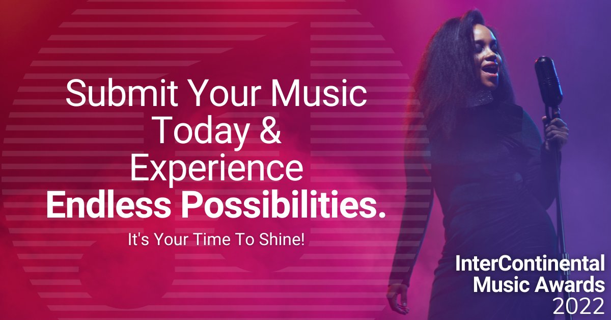 Make a #NewYearsResolution to invest in yourself. Enter the #ICMAs today, in all genres, worldwide! #cash #scholarship #ICONAward  
#MusicAwards #FOMO  Submit.Intercontinentalmusicawards.com