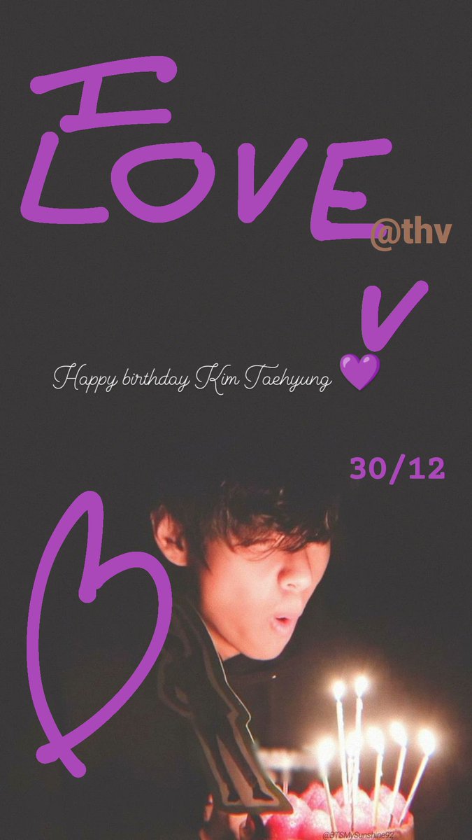 Ngnhibangtan's tweet photo. @BTS_twt Happy birthday Kim Taehyung 💜💜
오빠 건강 많이 챙기세요, 더 잘생겼어, 사랑해 "베스트 프렌드" https://t.co/nf8ESPPtJG